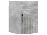3 Piece Bathroom Cabinet Set HAARLEM Concrete Grey 3417777