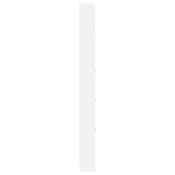 241240 White Wooden Shoe Cabinet with 5 Compartments