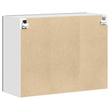 Kitchen Wall Cabinet Porto Black Engineered Wood 854068