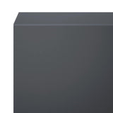 Garden Cover Profile 20 pcs 100 x 5 x 5 cm Steel Anthracite 8012998