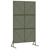 Privacy Screen Olive 100 x 50 x 180 cm Steel 868545