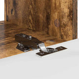 TV Wall Cabinet Smoked Oak 60 x 31 x 29.5 cm Engineered Wood 892199