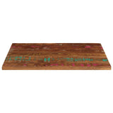 Table Top 80x60x2.5 cm Rectangular Solid Wood Reclaimed 371059