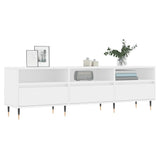 TV Cabinet White 150x30x44.5 cm Engineered Wood 831260