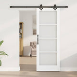 Sliding Door Manual ORKDAL White 73.5 x 198.5 cm Wood and metal 3332156