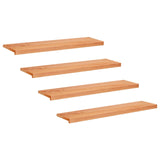 Stair Treads 4 pcs 110 x 25 x 2 cm Varnish Solid Beech Wood 3446212