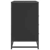Drawer Cabinet Black 70x41x70 cm Engineered Wood 849084