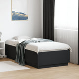 Bed Frame without Mattress Black 90x190 cm Single 3209752
