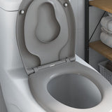 Toilet Seat Grey 47 x 37 x 4 cm Duroplast 42002351