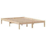 Bookcase Bed without Mattress 140x200 cm Solid Wood Pine 3321540