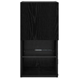 Wall-mounted TV Cabinets 2 pcs Black Oak 30.5 x 30 x 60 cm 882947