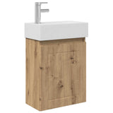Bathroom Vanity Unit with Tap Artisan Oak 45.5 x 25.5 x 84 cm 889490