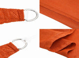 Sunshade Sail 160 g/m Orange 3.5x4.5 m HDPE 311681