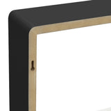 Wall Cube Shelves 3 pcs Black MDF 323953