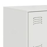 Sideboard White 67x39x73 cm Steel 841654