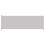 Patio Retractable Side Awning 200x600 cm Grey 317974