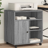 Printer Stand with Wheels Grey Sonoma 60x50x67 cm 840630
