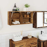 Bathroom Wall Cabinet Old Wood 80x25x40 cm Engineered Wood 860092