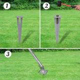 Chain Link Fence with Posts Spike Galvanised Steel 25x1.5 m 141509