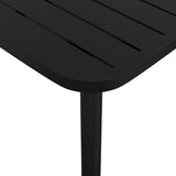 Garden Dining Set Anthracite Steel Medium Stackable 3187986