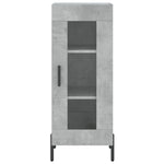 Highboard Concrete Grey 34.5x34x180 cm Engineered Wood 3199053