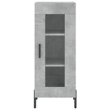 Highboard Concrete Grey 34.5x34x180 cm Engineered Wood 3199053