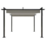 Garden Gazebo with Retractable Roof 3x3 m Cream 318534