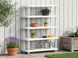 Shelving Unit 5-Tier 100 x 40 x 177 cm PP White 8011754