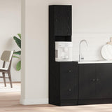 Kitchen Sideboard with Drawer Black Oak 32 x 50 x 180 cm 871379