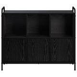 Sideboard Black Oak 97 x 33 x 81 cm Engineered Wood 8013860