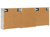Bathroom Cabinet Set 3 pcs 126 x 16 x 62.5 cm Engineered wood 3403827