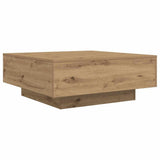 Coffee Table Artisan Oak 80 x 80 x 31 cm Engineered Wood 863001