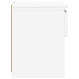Bedside Cabinets 2 pcs High Gloss White 40x30x39 cm Engineered Wood 803456