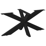 Coffee Table Leg Spider Shape Black 98x58x cm Steel 4013108
