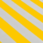 ZNTS Folding Awning Manual Operated 600 cm Yellow/White 276354