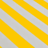 ZNTS Folding Awning Manual Operated 600 cm Yellow/White 276354