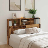 Headboard Cabinet Old Wood 160x19x103.5 cm Engineered Wood 856870