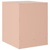 ZNTS Bedside Cabinets 2 pcs Pink 34.5x39x44 cm Steel 841622