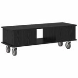 TV Stand Black Oak 100 x 35 x 35 cm Engineered Wood 891033
