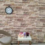 3D Wall Panels with Multicolour Brick Design 10 pcs EPS 149585