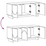 TV Stand 90 x 34.5 x 40 cm Artisan Oak Engineered Wood 8011575