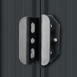 Garden Storage Shed Anthracite Steel 257x205x178 cm 47030