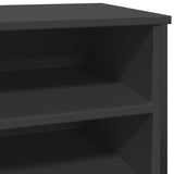 Shoe Cabinet Black 80x38x78 cm Engineered Wood 848649