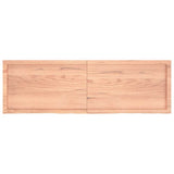 Bathroom Countertop Light Brown 160x50xcm Treated Solid Wood 3156157