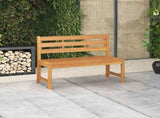 316634 Garden Bench 114 cm Solid Teak Wood