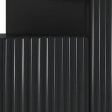 LED TV Cabinet Black Engineered Wood 896026