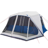 Family Tent with LED 10-Person Light Blue Quick Release 94301