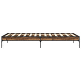 Bed Frame Old Wood 80 x 200 cm Engineered Wood 8009129