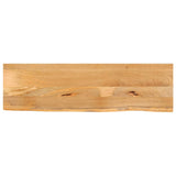 Table Top Live Edge 120x40x3.8 cm Solid Wood Mango 370494
