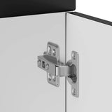 Kitchen Base Cabinet Kalmar Black Engineered Wood 853488